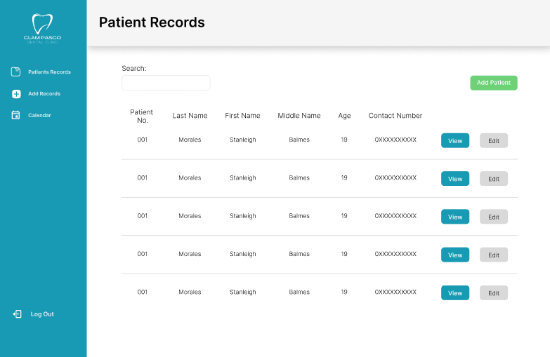 A Record Management System created with Express with MySQL and React